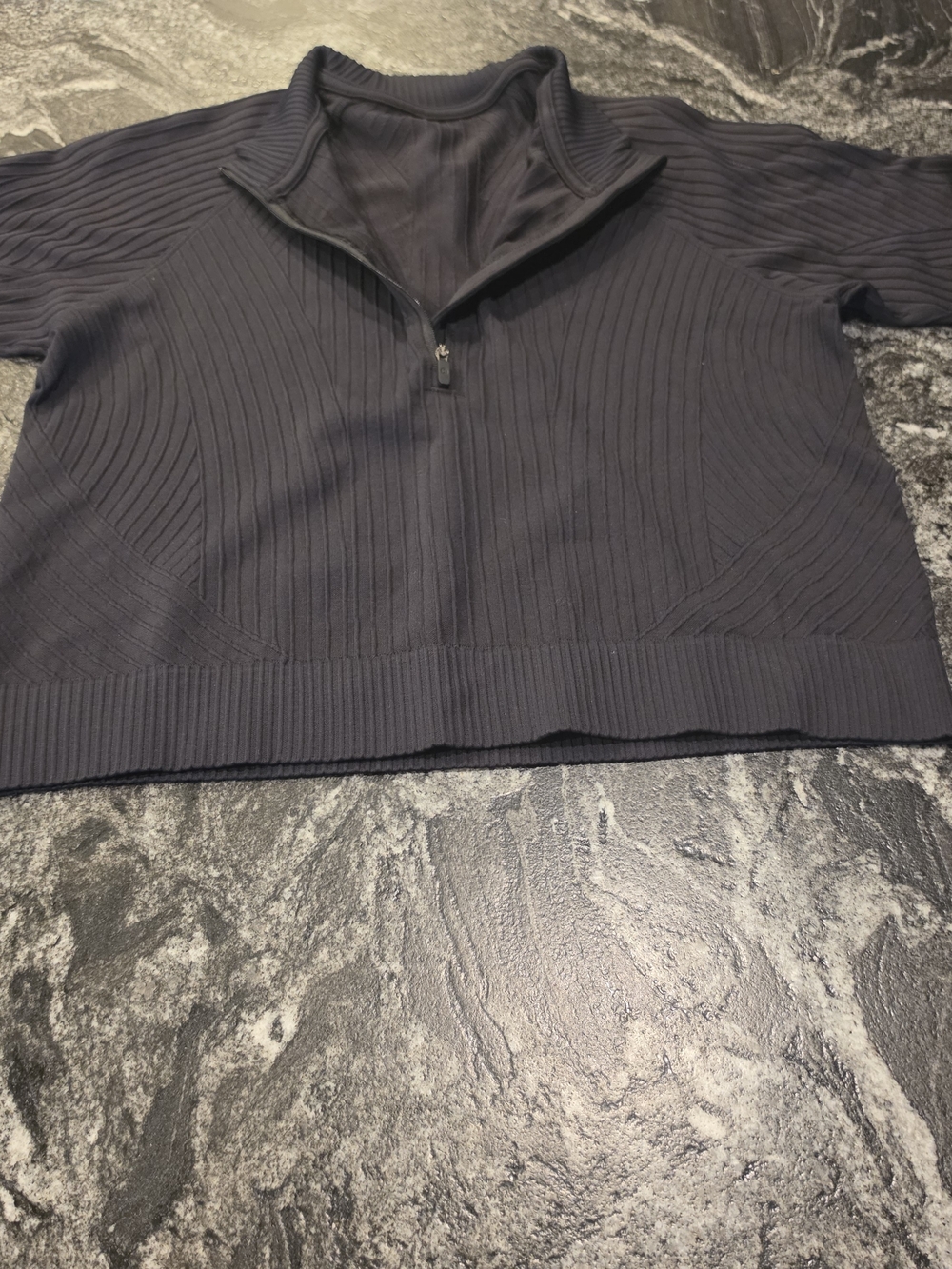 lululemon athletica Ribbed Half-Zip Pullover - Black